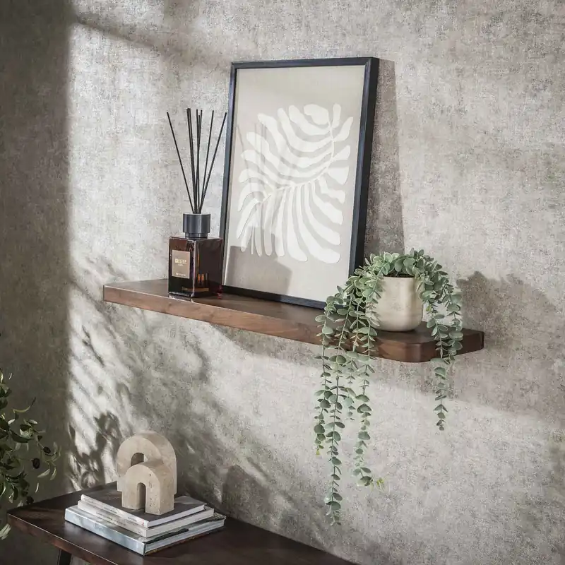 Top-Preis Wandregal Soul 90 cm Akazie Dekoregal Holzregal braun Regal