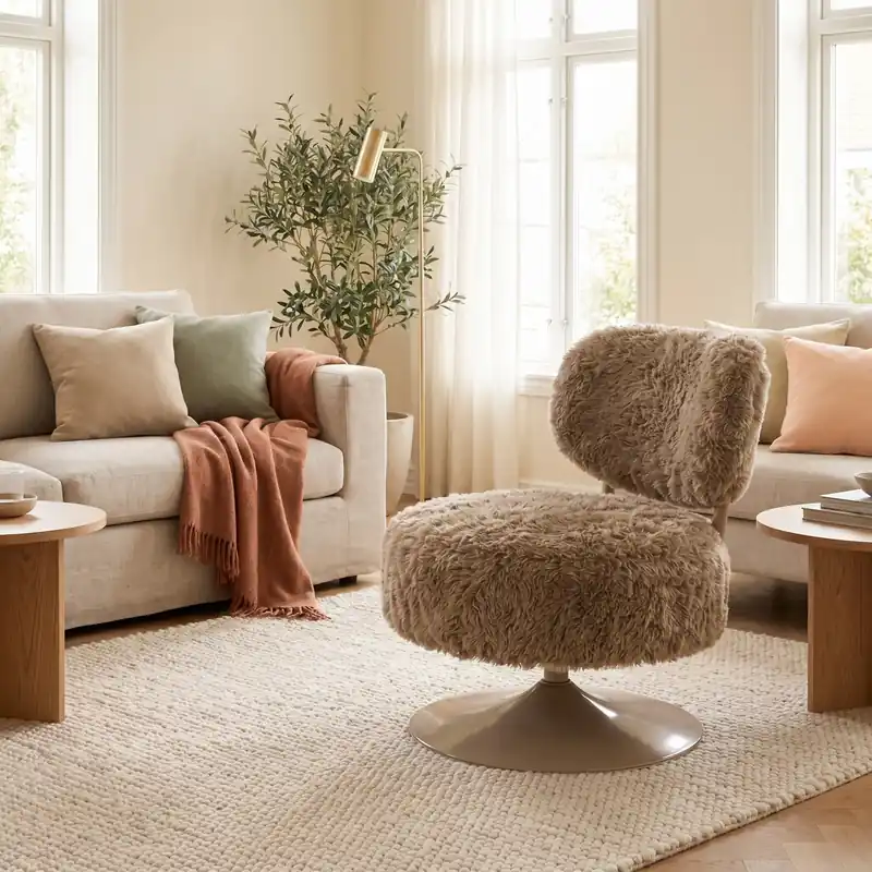 Bestseller BY-BOO Sessel drehbar Furlo taupe