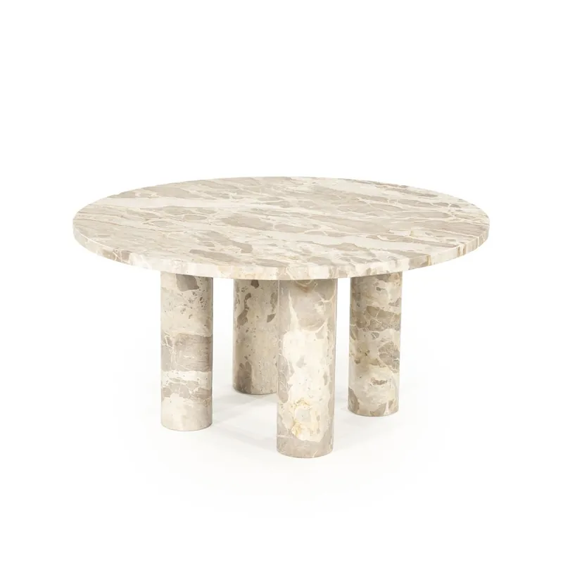 Online Kaufen Couchtisch Marmo Ø 70 cm Marmor beige