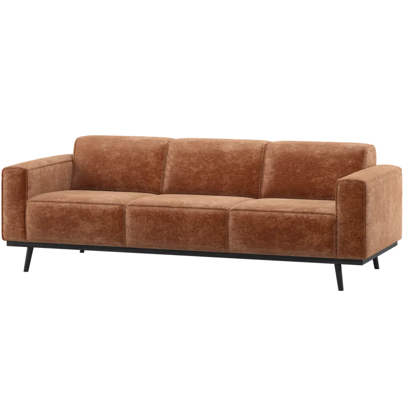 3 Sitzer Sofa Statement Samt-Chenille terra Couch Meistverkauft