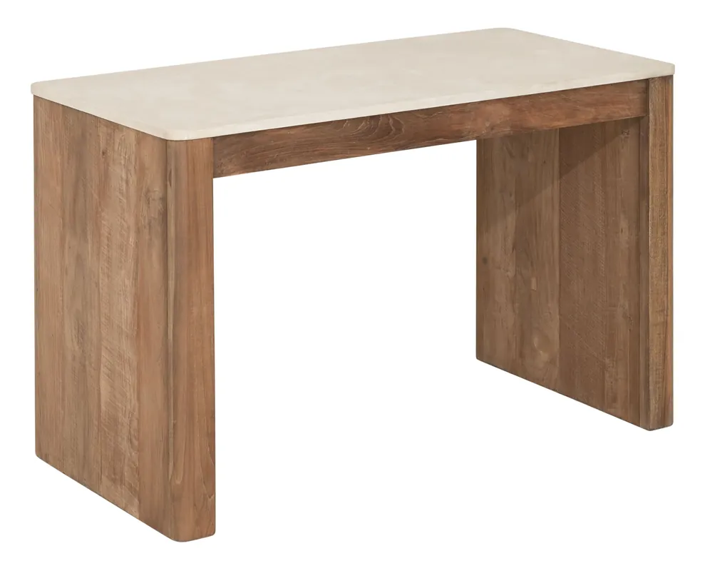 DTP Home Schreibtisch Bliss 120 x 60 cm Mortex recyceltes Teakholz Aktuell