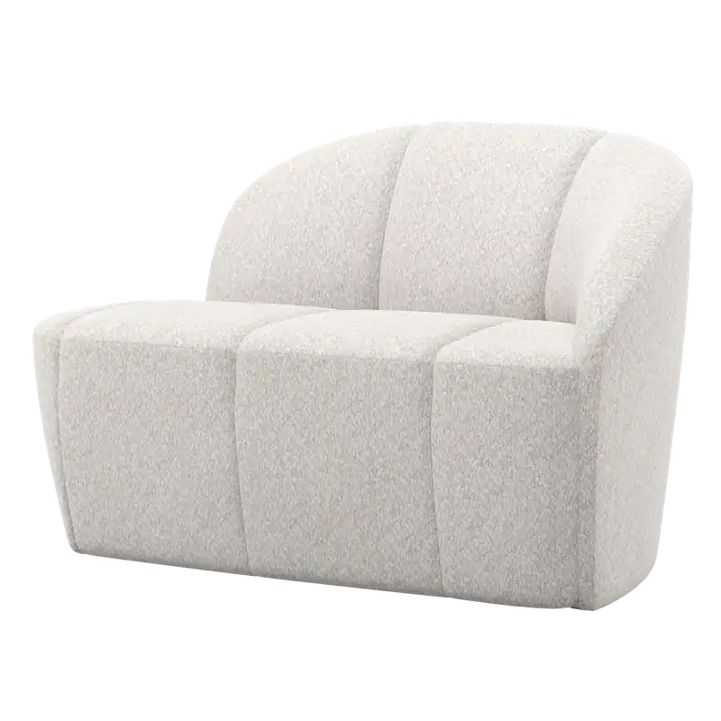 2 Sitzer Sofa Bank MOJO rechts Wolle ecru Billig