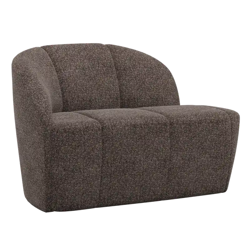 2 Sitzer Sofa Bank MOJO links Wolle braun Wochenendangebot