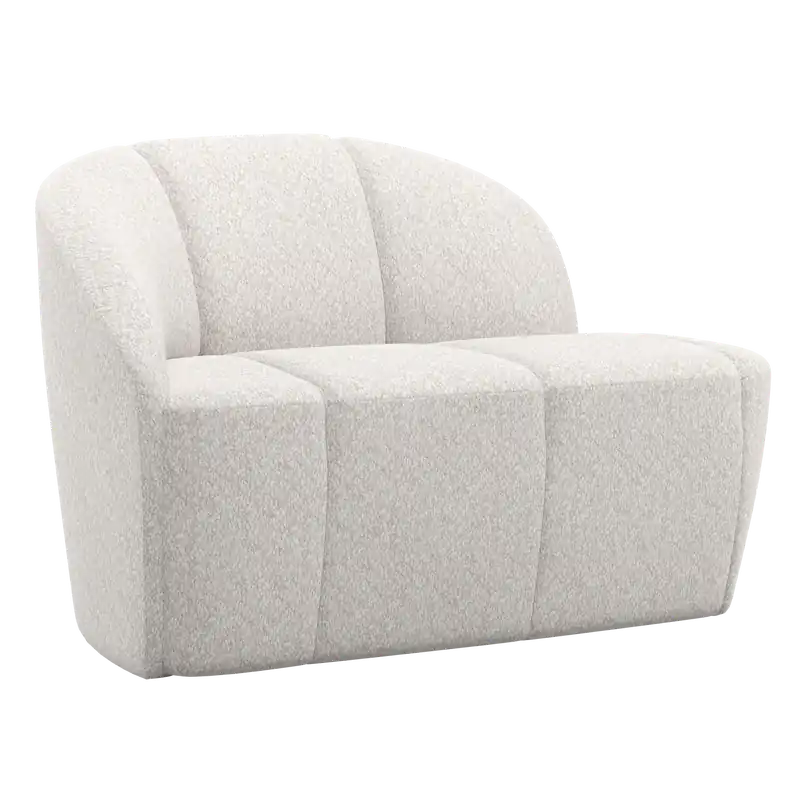 2 Sitzer Sofa Bank MOJO links Wolle ecru Preis Gesenkt