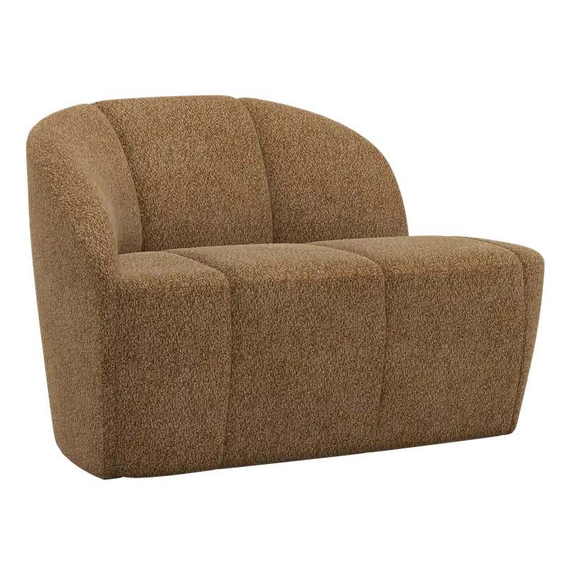 2 Sitzer Sofa Bank MOJO links Wolle honiggelb Expressversand