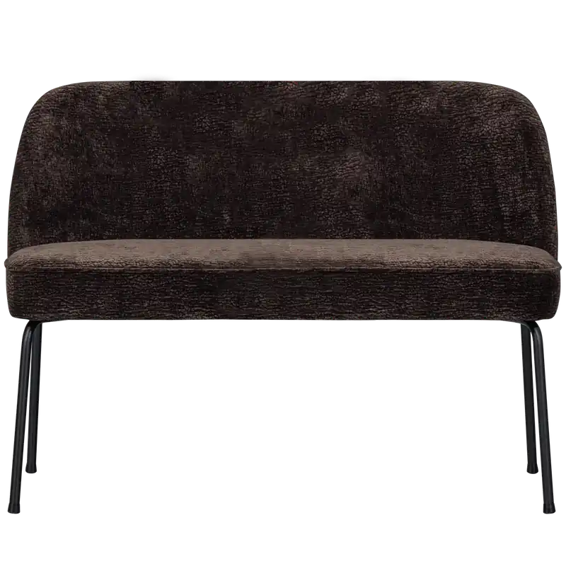 Mega-Angebot Esszimmerbank Vogue 120 cm Chenille dunkelbraun