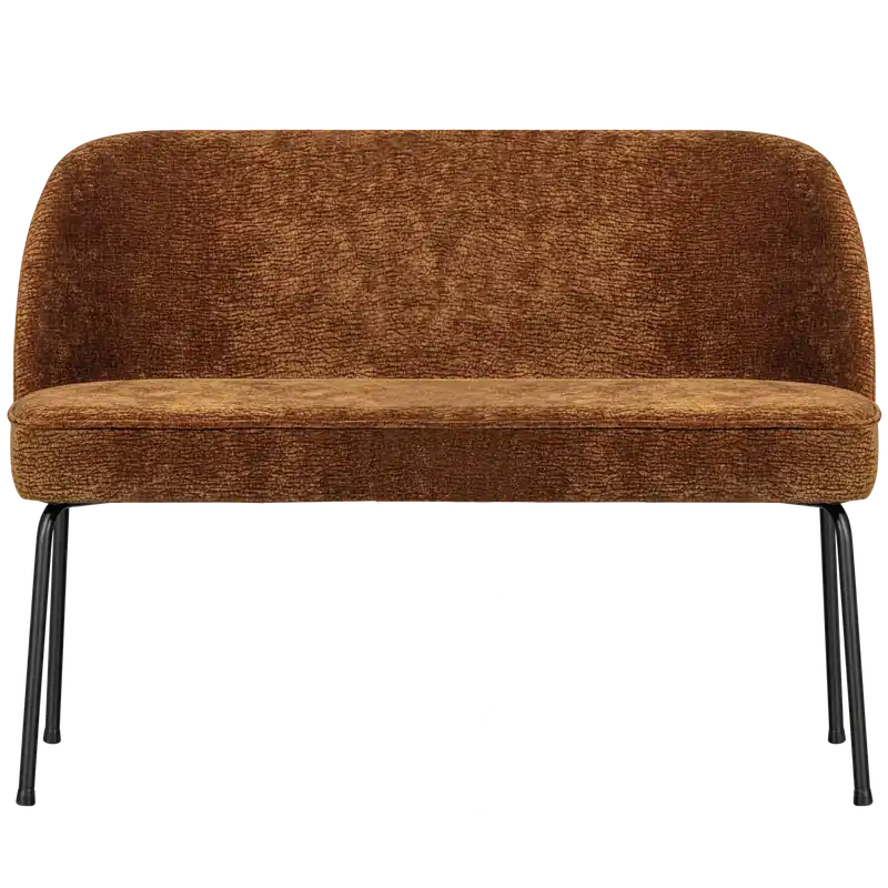 Esszimmerbank Vogue 120 cm Chenille mittelbraun Beliebt