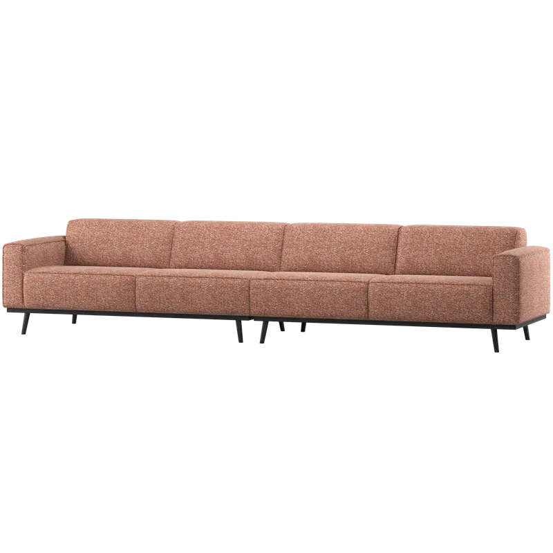 XL 4 Sitzer Sofa Statement Melange terra Couch Abverkauf