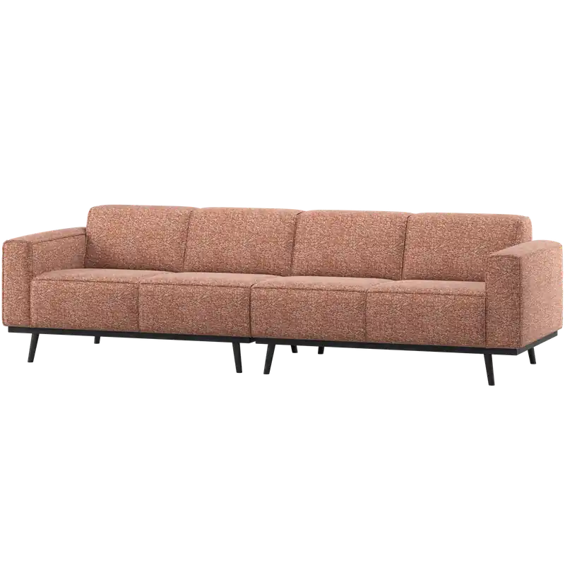 4 Sitzer Sofa Statement 280 cm Melange terra Couch Expressversand