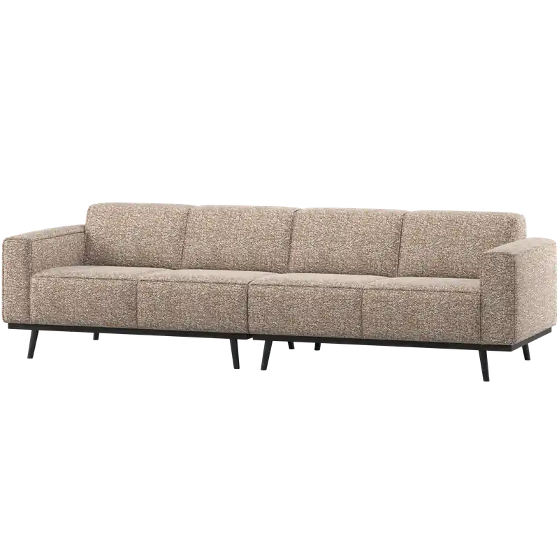 Aktuell 4 Sitzer Sofa Statement 280 cm Melange hellbraun Couch