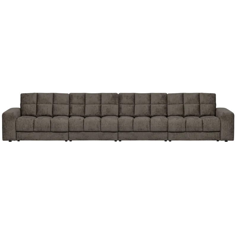 4 Sitzer Sofa SECOND DATE Struktur Samt mountain Nur Heute