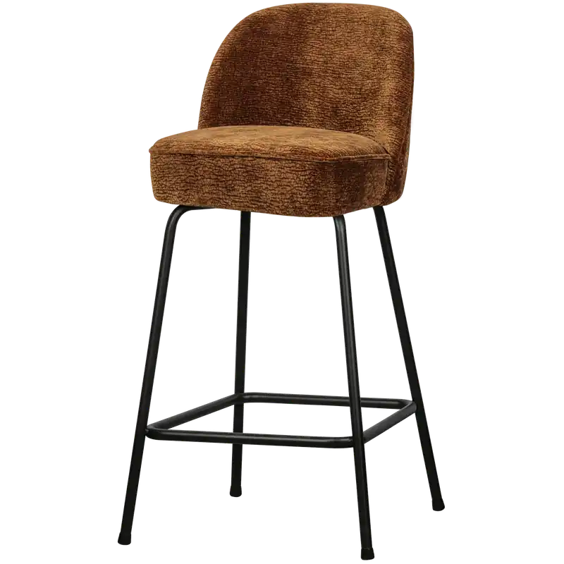 Sonderangebot Barhocker Vogue SH 64 cm 3D Chenille mittelbraun