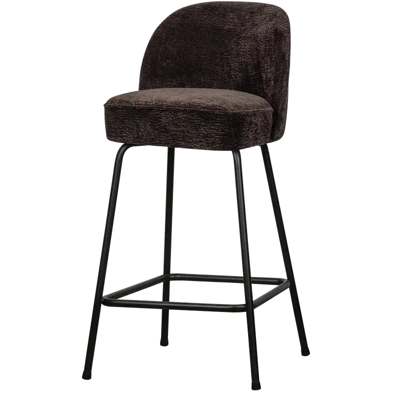 Barhocker Vogue SH 64 cm 3D Chenille dunkelbraun Highlight