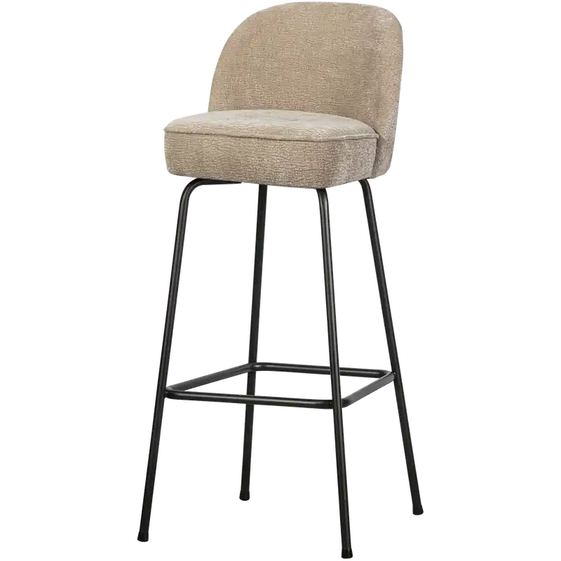 Barhocker Vogue SH 79 cm 3D Chenille sandfarben Top-Preis