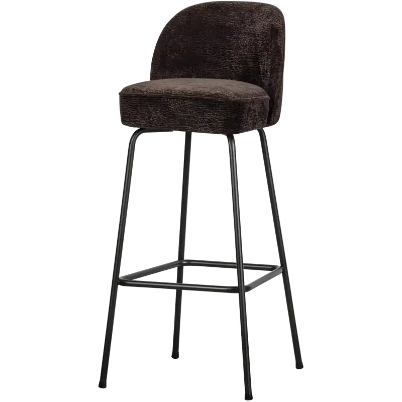 Heißes Angebot Barhocker Vogue SH 79 cm 3D Chenille dunkelbraun
