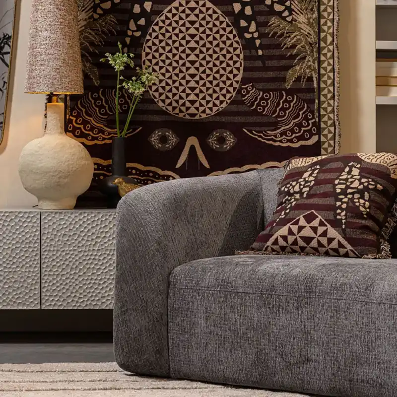 3 Sitzer Sofa Sloping Struktur Velvet mountain Begrenztes Angebot