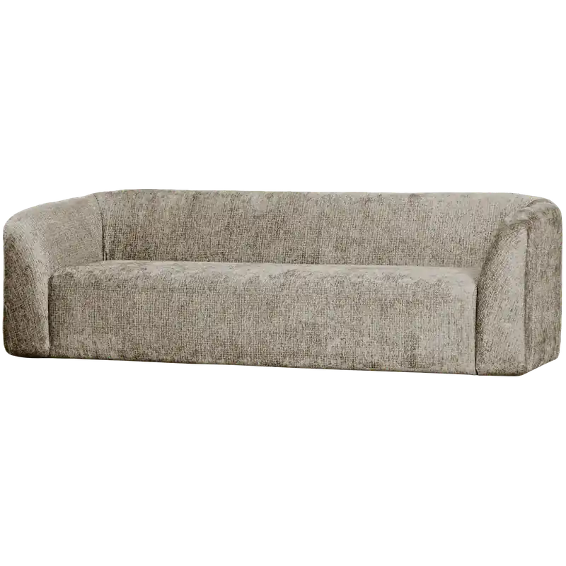 Preisreduziert 3 Sitzer Sofa Sloping Struktur Velvet wheatfield