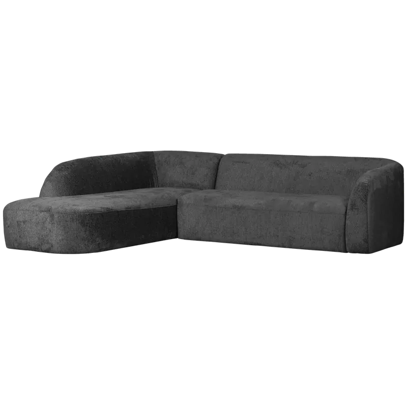 Eckgarnitur Sloping Struktur Velvet mountain Ecksofa Longchair links Neu Im Sortiment