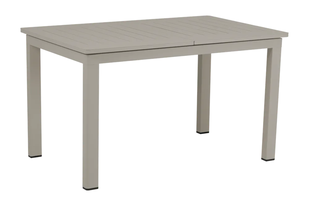 Gartentisch LOMMA khaki ausziehbar 132 bis 192 x 80 cm Aluminium Günstig