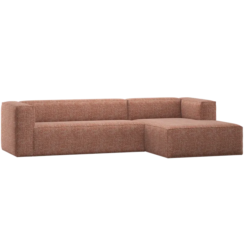 Sofort Bestellen Ecksofa BEAN Melange terra Longchair rechts