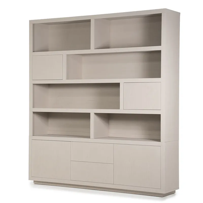Letzte Chance Schrank Bücherschrank Helsinki B 200 cm taupe Eiche