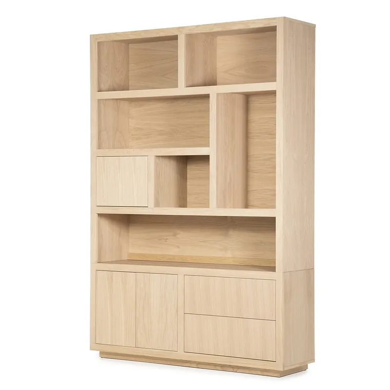Ausverkauf Bücherschrank Helsinki B 150 cm Eiche Brauntöne