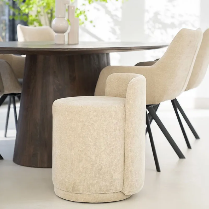 Hocker Sitzhocker Marque SH 48 cm taupe Garantierte Lieferung