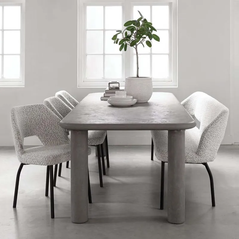 Esstisch CLIO 260 x 100 cm Mortex betongrau Saisonangebot
