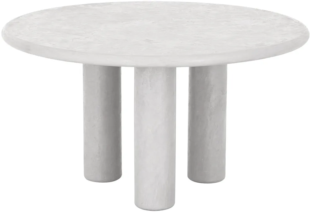 Esstisch CLIO rund Ø 140 cm Mortex cremeweiß Kracherpreis