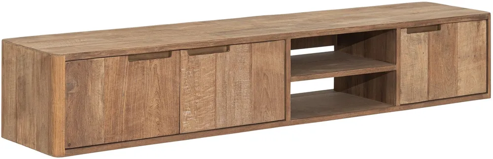Beliebt TV Möbel Bliss 170 cm hängend recyceltes Teakholz Lowboard