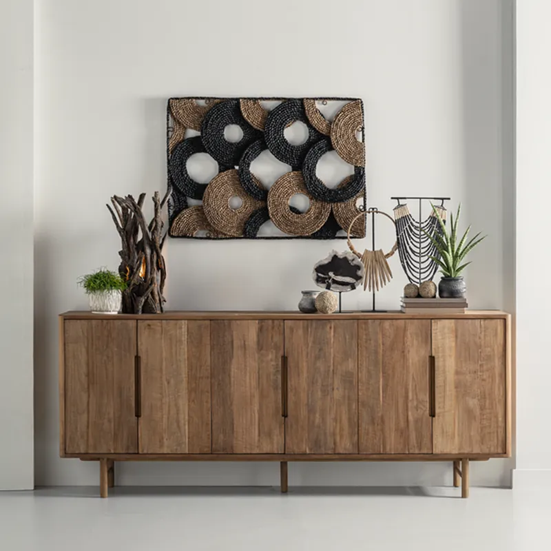 Rabatt Sideboard Bliss 220 cm recyceltes Teakholz Kommode