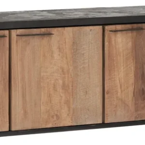 Versand Am Gleichen Tag TV Möbel Soho 190 cm hängend recyceltes Teakholz Mortex Lowboard