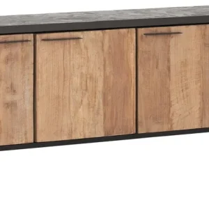 TV Möbel Soho 190 cm recyceltes Teakholz Mortex Lowboard Preiswert