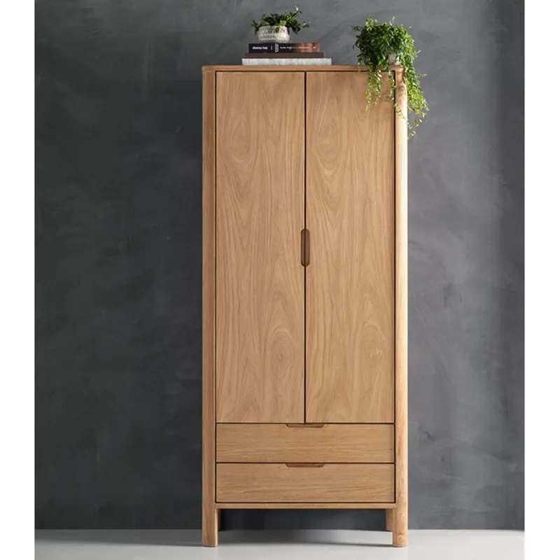 Hochschrank Forte H 190 cm Teakholz natur Schrank Must-Have