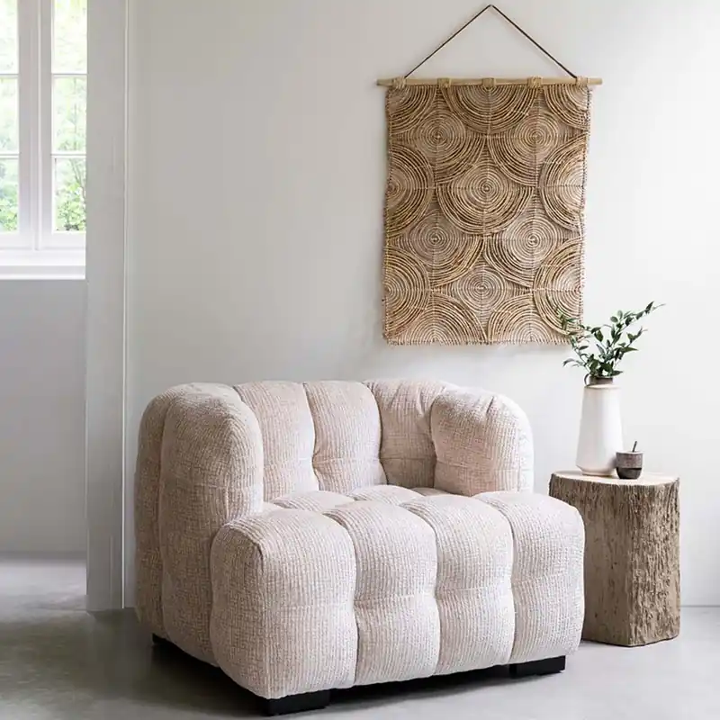 Top-Angebot Lounge Sessel Mars Chenille natur Relaxsessel