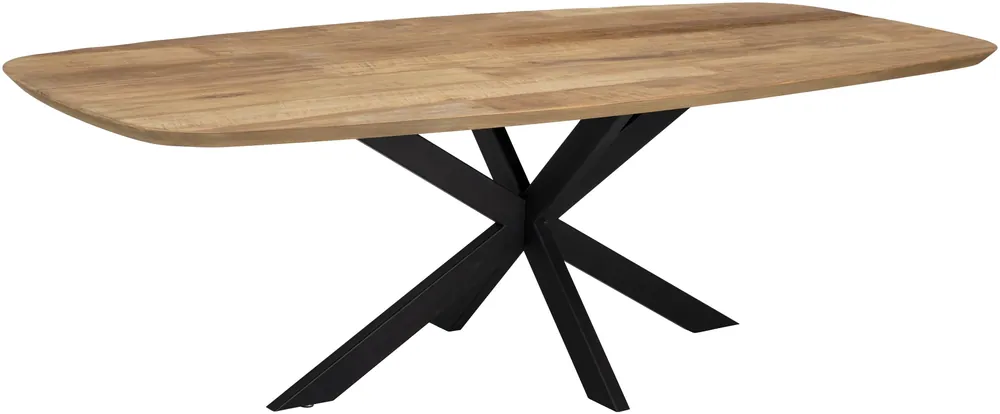 Esstisch Evo oval 240 x 110 cm recyceltes Teakholz Finale Aktion
