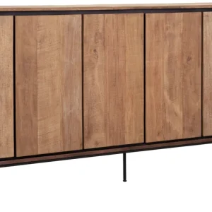 Top-Angebot Sideboard Metropole 220 cm recyceltes Teakholz massiv Metall Kommode