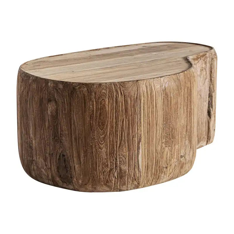 Super-Preis Couchtisch Sofatisch ERLOY 90 x 60 cm recyceltes Teakholz
