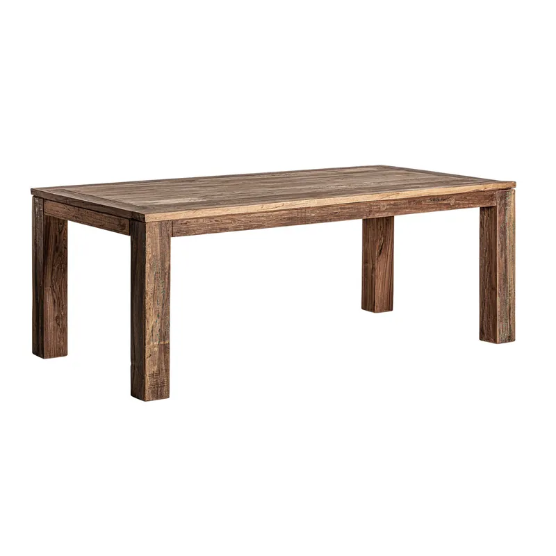Bestseller Esstisch BACKLYN 200 x 100 cm recyceltes Massivholz rustikal