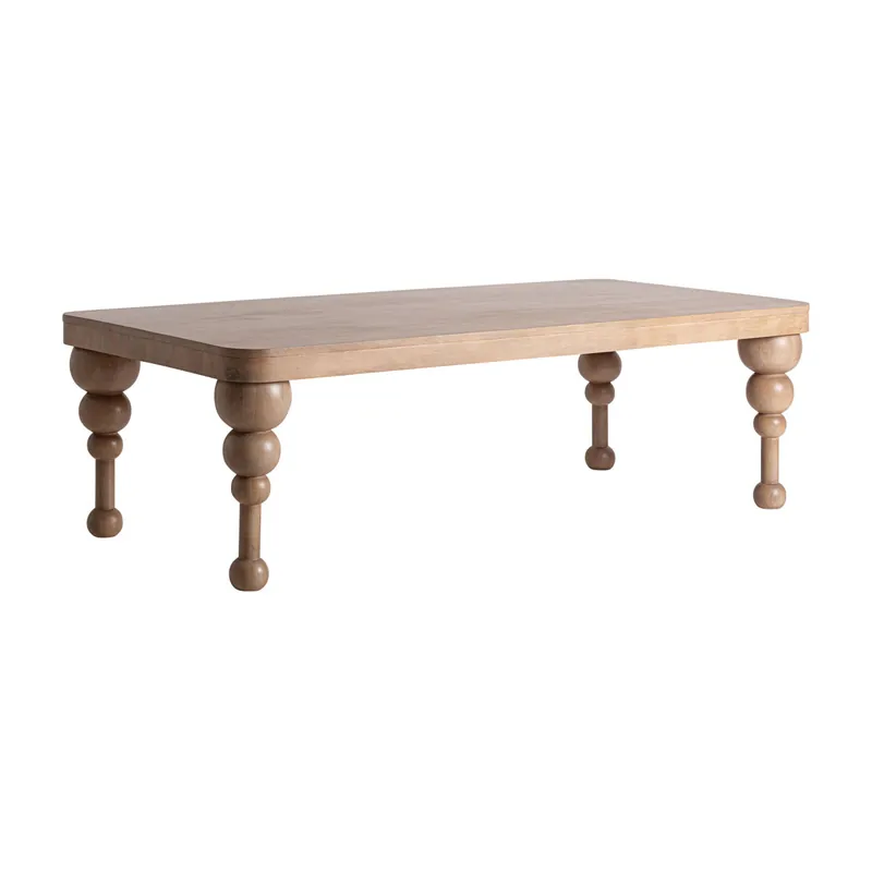 Esstisch BOCKSBERG 250 x 120 cm Mango Massivholz hellbraun Sichere Zahlung