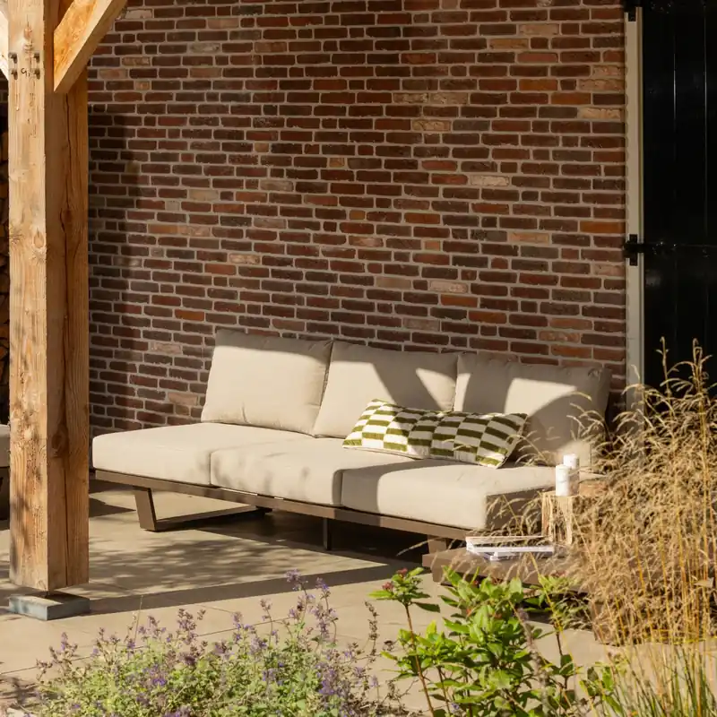 Heißes Angebot Gartenmöbel Lounge Sofa BEAR Alu braun Outdoor