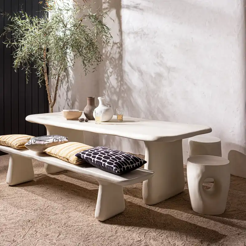 Highlight Gartenbank LOGGIA 190 cm faserverstärktes Polymer natur