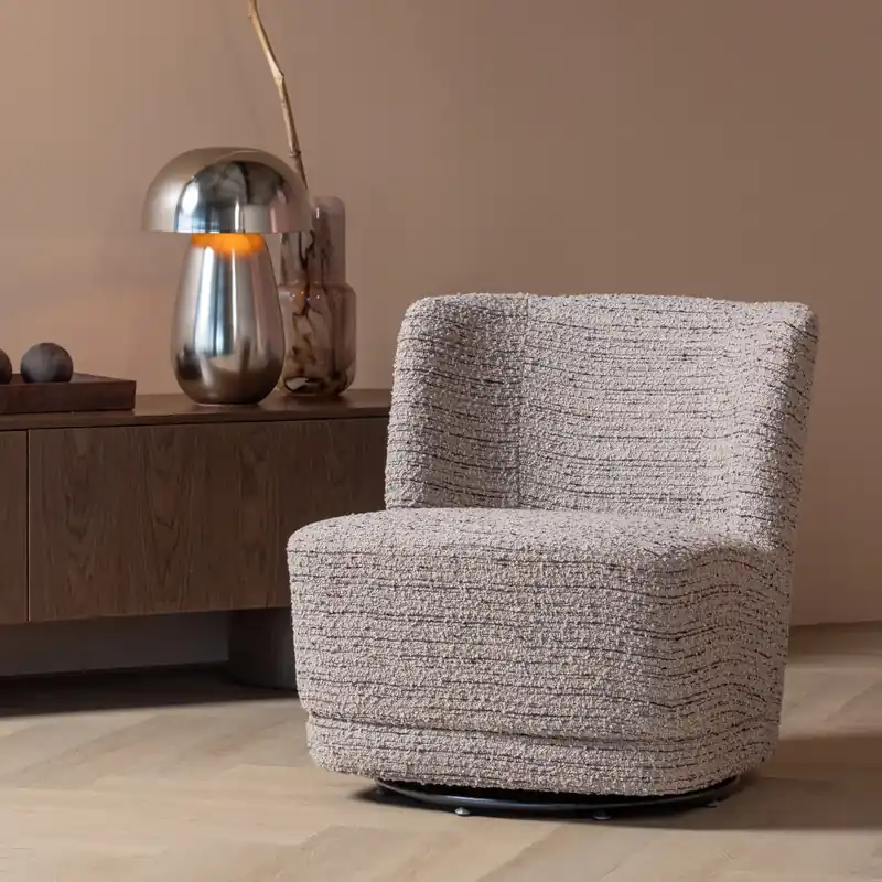 Drehsessel ATTY drehbar Melange beige Sessel Jetzt Bestellen