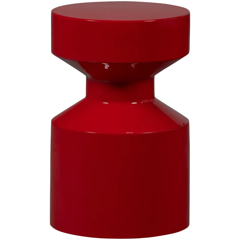 Beistelltisch FERRY Ø 30 cm Metall rot Sale