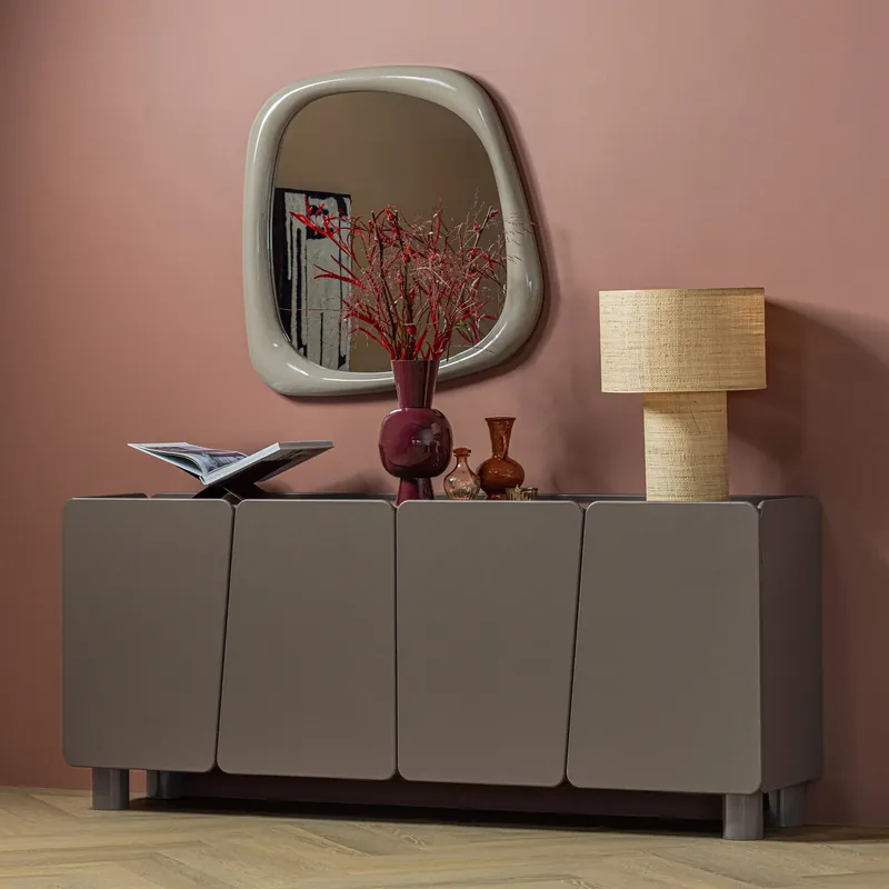 Kommode ROOT B 200 cm Kiefernholz Truffle Braun Direkt Vom Hersteller