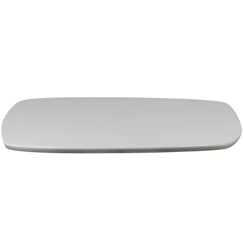 Highlight Tischplatte Tablo 220 x 100 cm Esche Massivholz gebürstet mistgrau