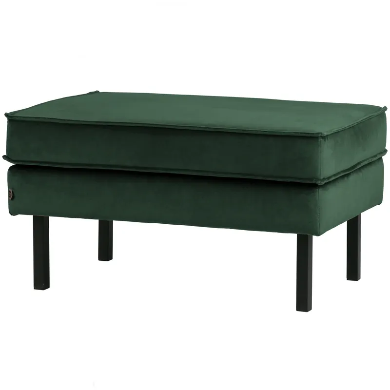 Hocker Fußhocker RODEO Samt Velvet waldgrün Markenware