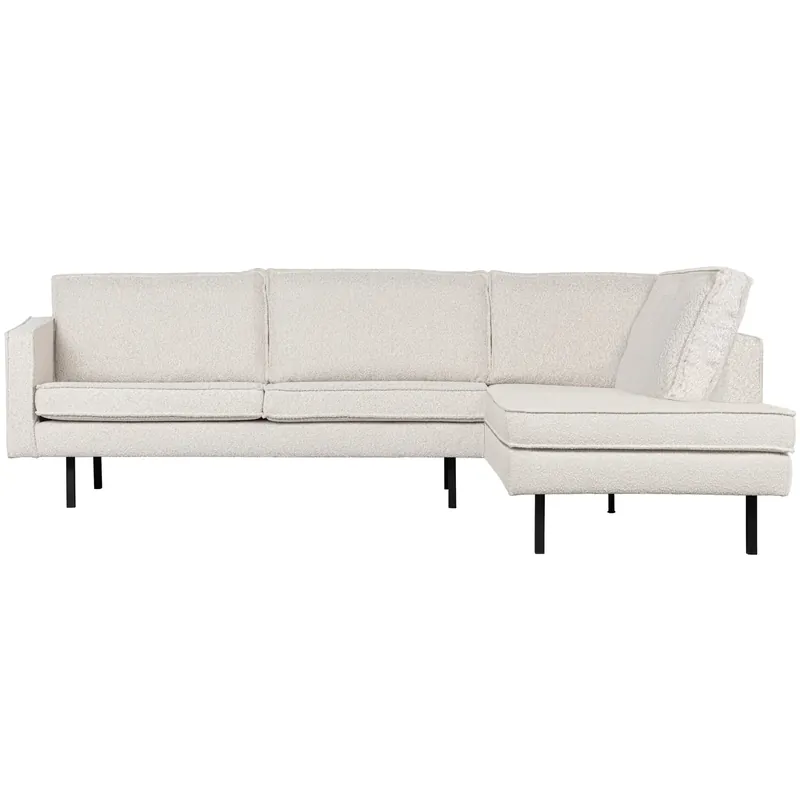 Eckgarnitur Rodeo Bouclé natur Couch Sofa Ecksofa Longchair rechts Online Kaufen