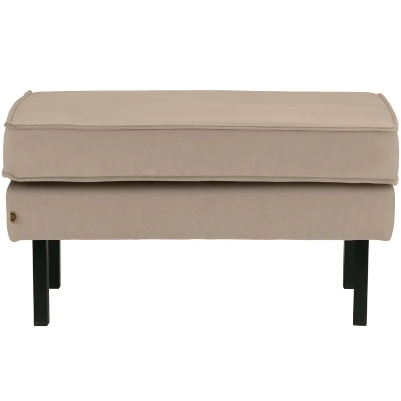 Hocker Fußhocker RODEO Samt Velvet khaki Schneller Versand