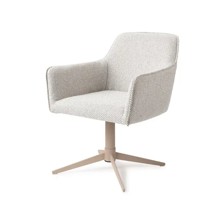 Beliebt Esszimmerstuhl Hofu – Checkers Charm hellgrau mit Gestell in Metall beige